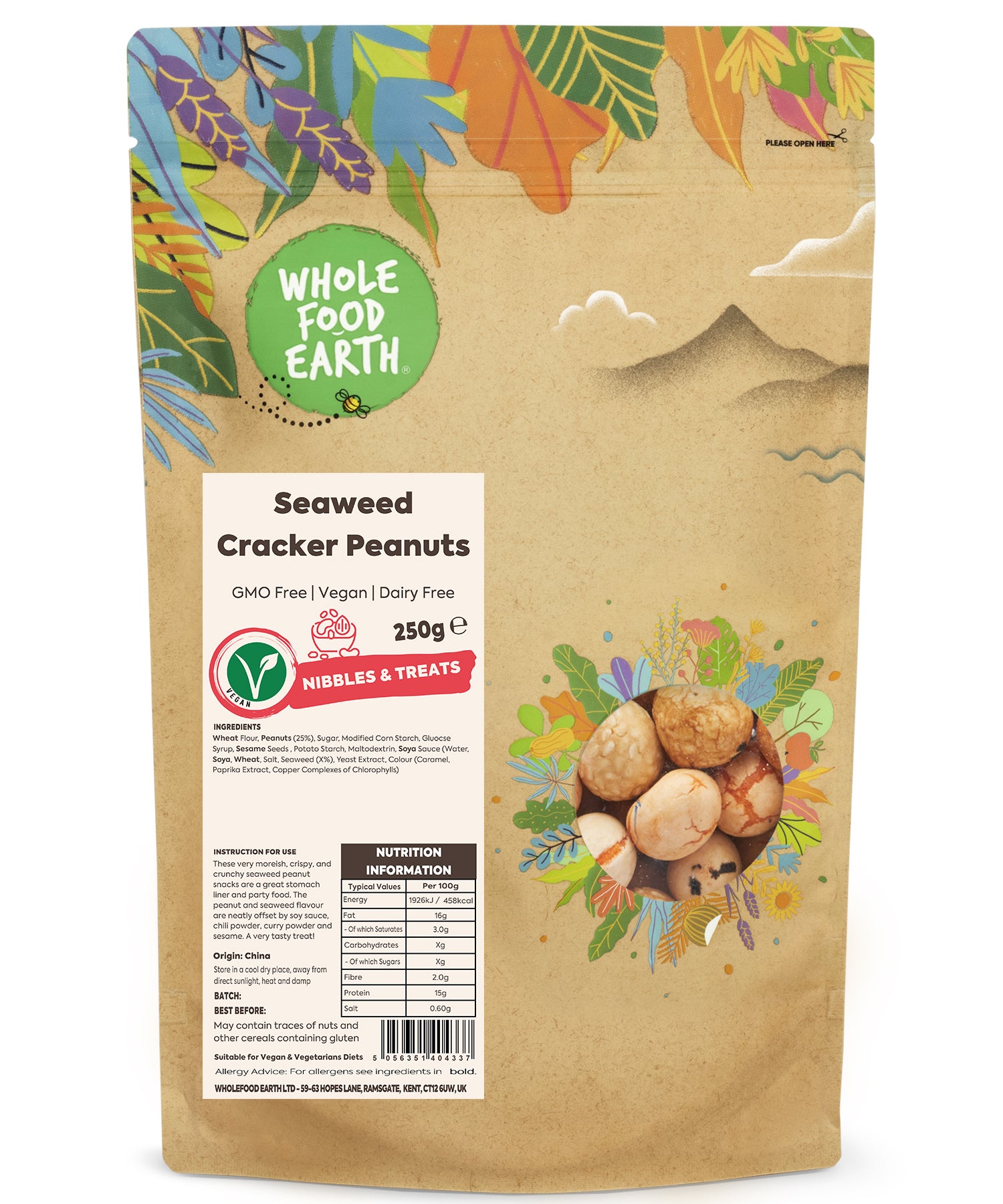 Seaweed Cracker Peanuts