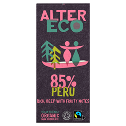 AlterEco Dark Chocolate 85% Peru 100g