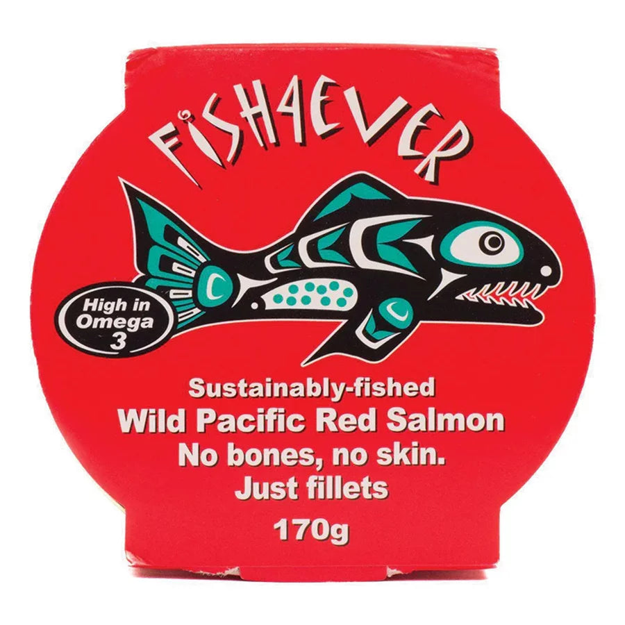 Wild Pacific Red Salmon Filleted - Fish4Ever - 170g
