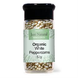 Org Peppercorns White Jar