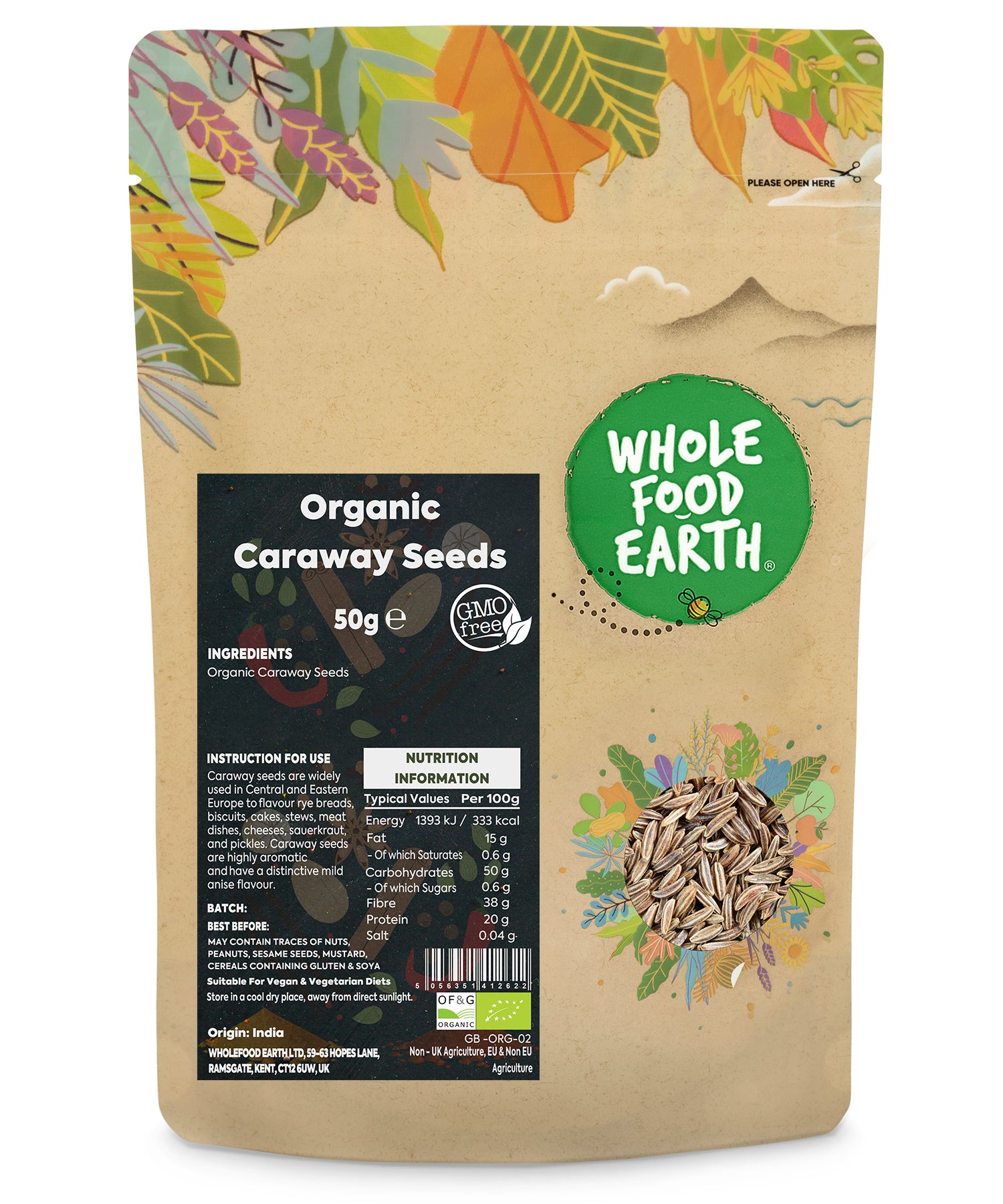 Organic Caraway Seeds