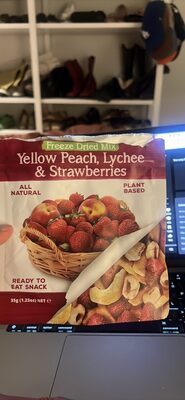 Freeze Dried Peach Lychee Stra
