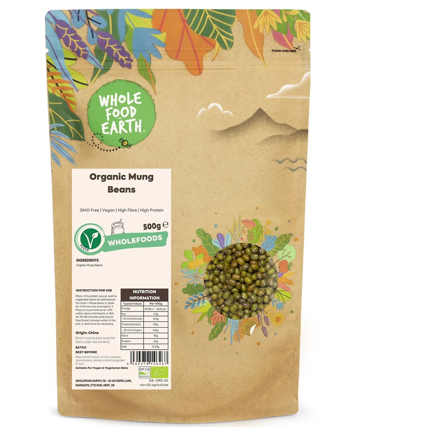 Organic Mung Beans
