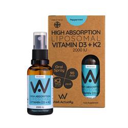 Vitamin D3 (2000IU's) + K2