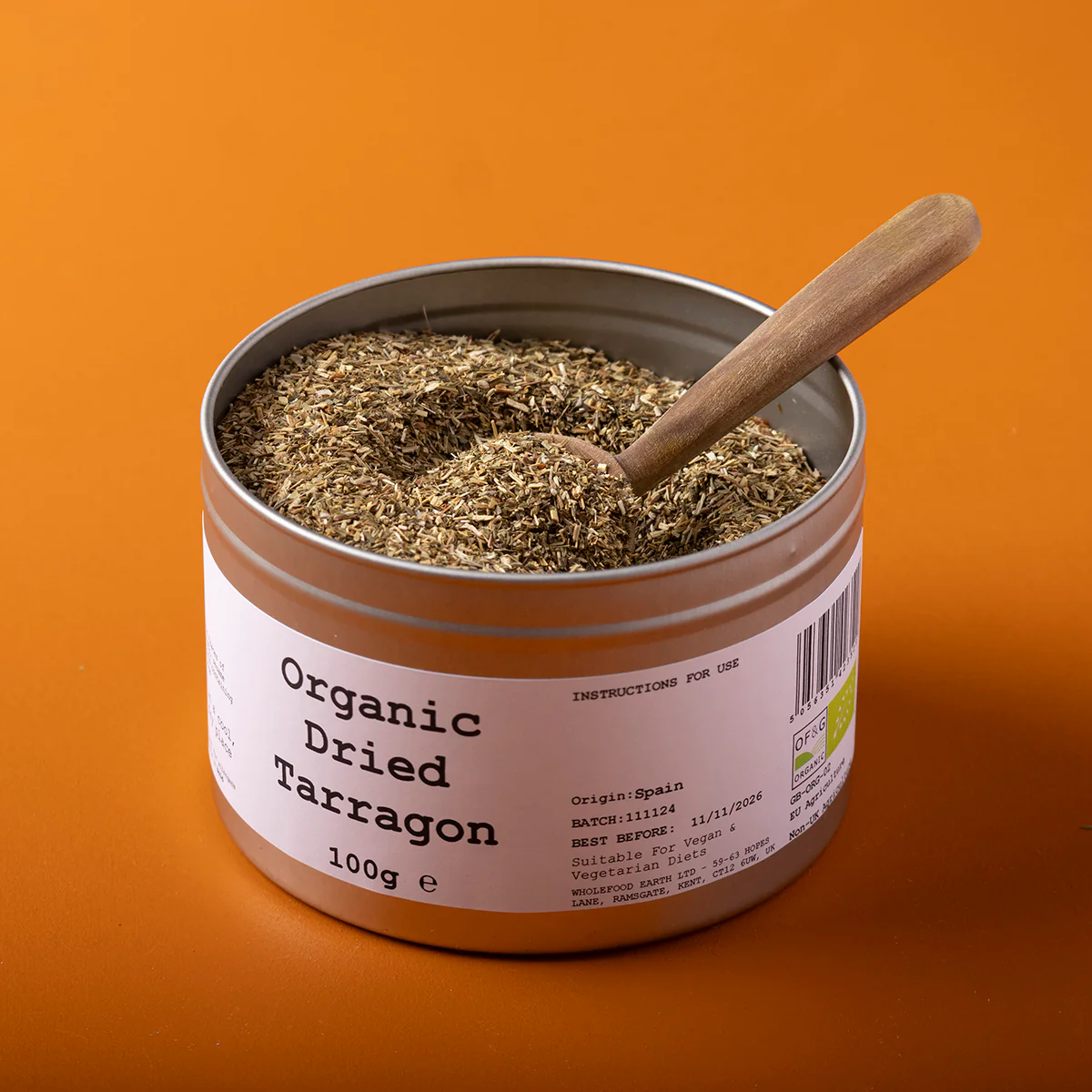Organic Dried Tarragon - Wild Elephant
