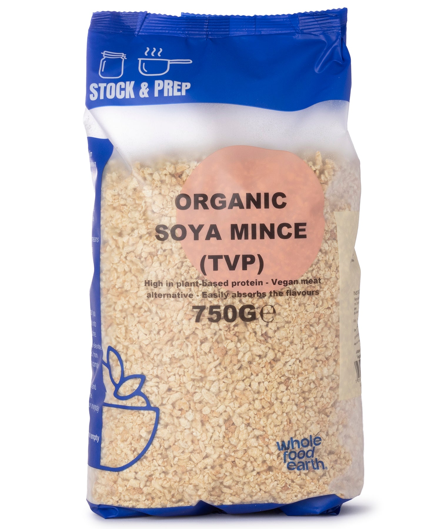 Organic Soya Mince (TVP) - Stock & Prep - 750g