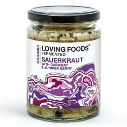 Loving Food - Organic Sauerkraut with Caraway & Juniper Berries - 475g