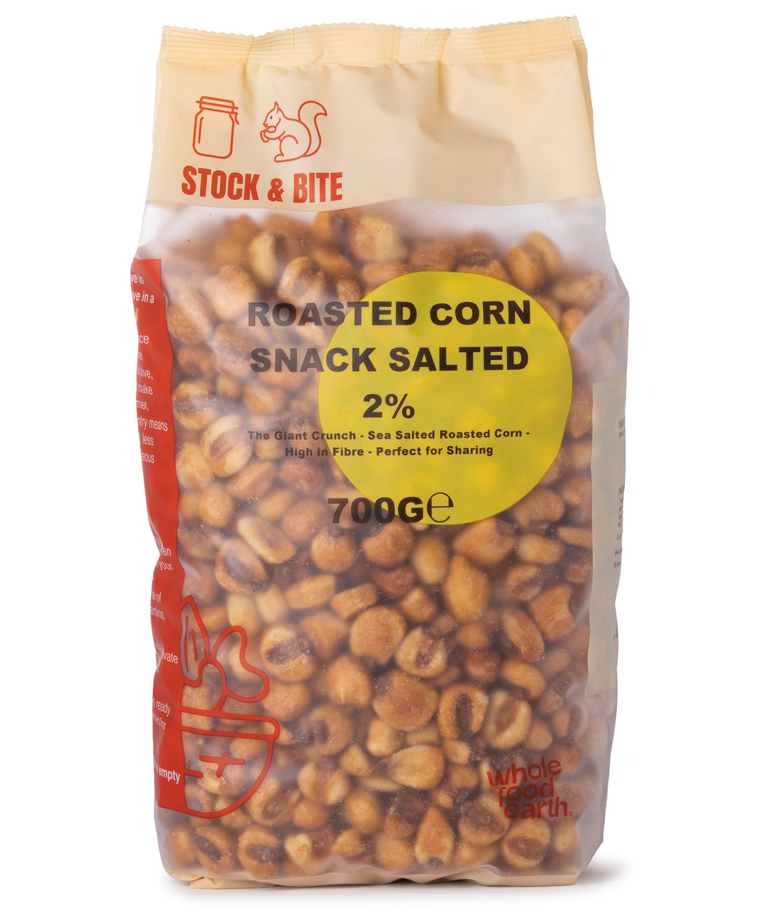 Roasted Corn Snack Salted 2% - Stock & Bite - 700g