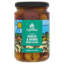 Garlic&Herb Whole Mixed Olives
