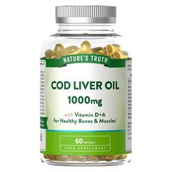 Cod Liver Oil 1000mg Vit D+