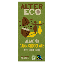 AlterEco Organic Dark Chocolate with Almond 100g
