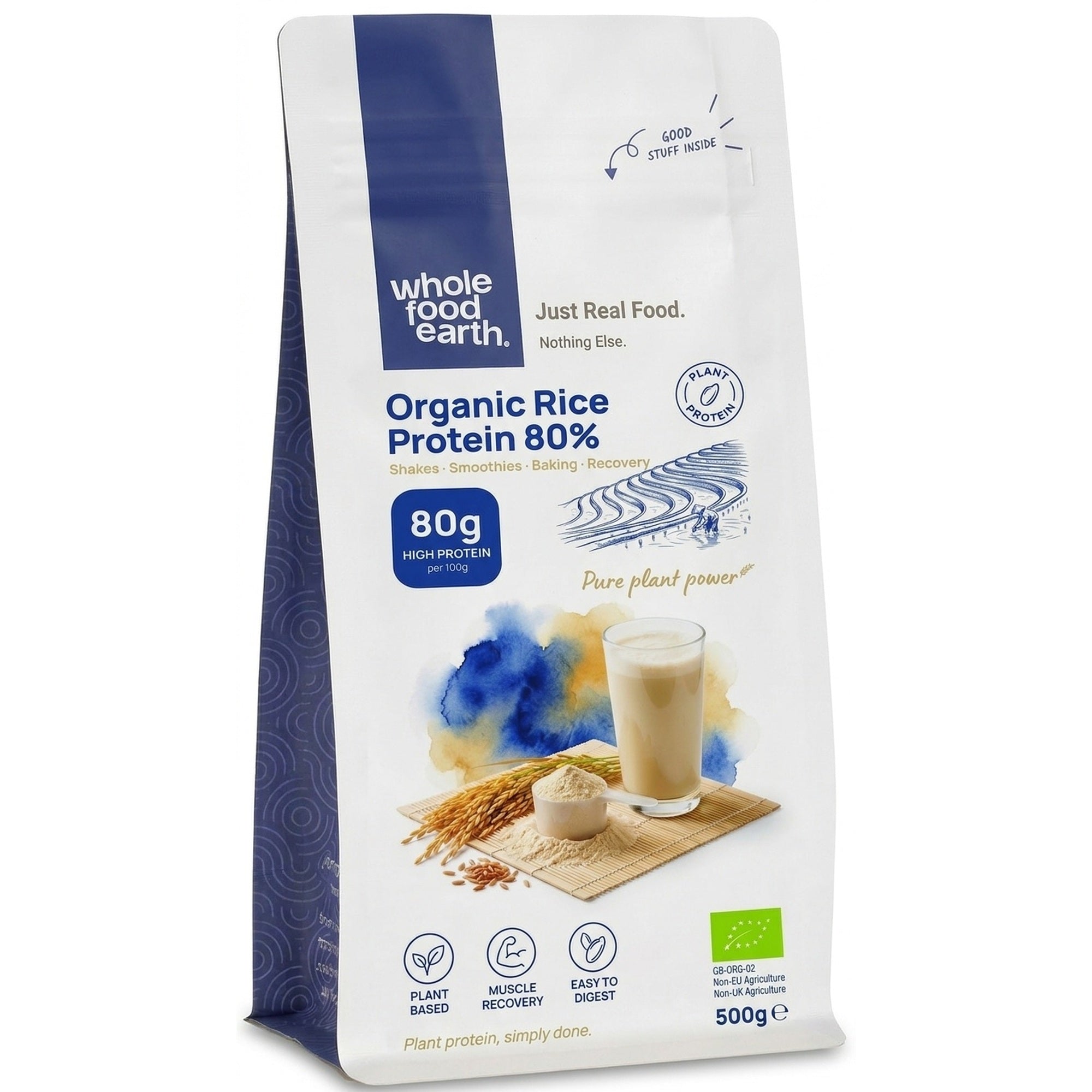 Organic Rice Protein Powder 80%