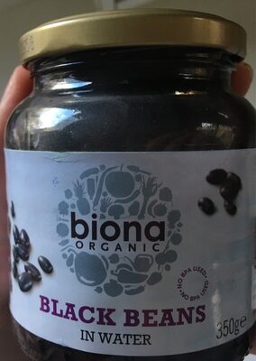 Organic Black Beans - Biona - 350g