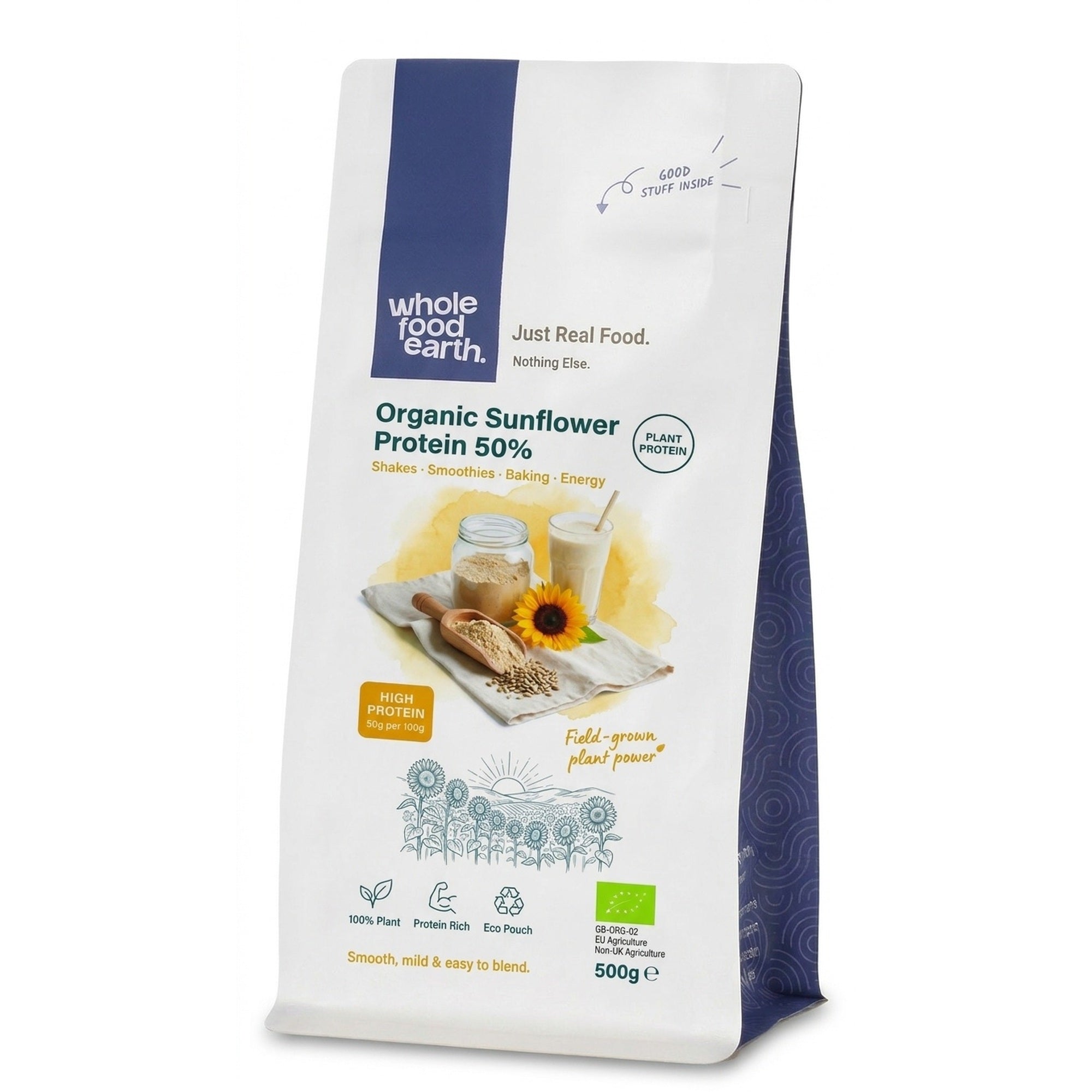 Organic Sunflower Protein Powder 50%
