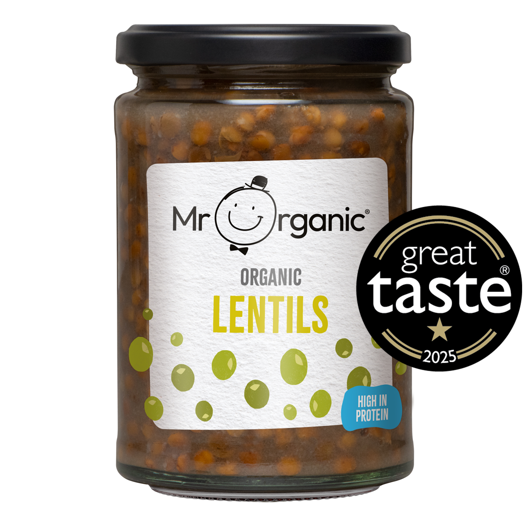 Organic Lentils (glass)