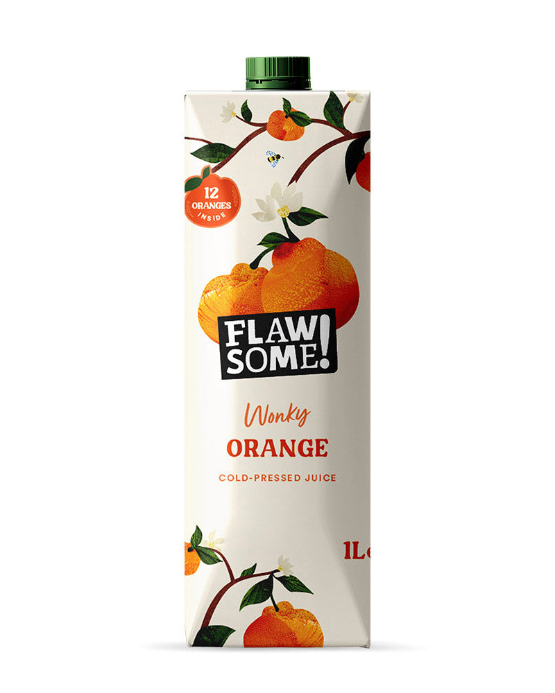 Orange Cold-Pressed Juice - Flawsome! - 1L