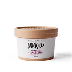 Roasted Strawberries Ice Cream