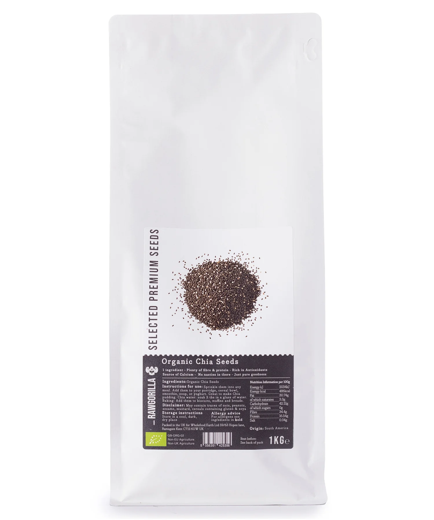 Organic Chia Seeds - RAWGORILLA