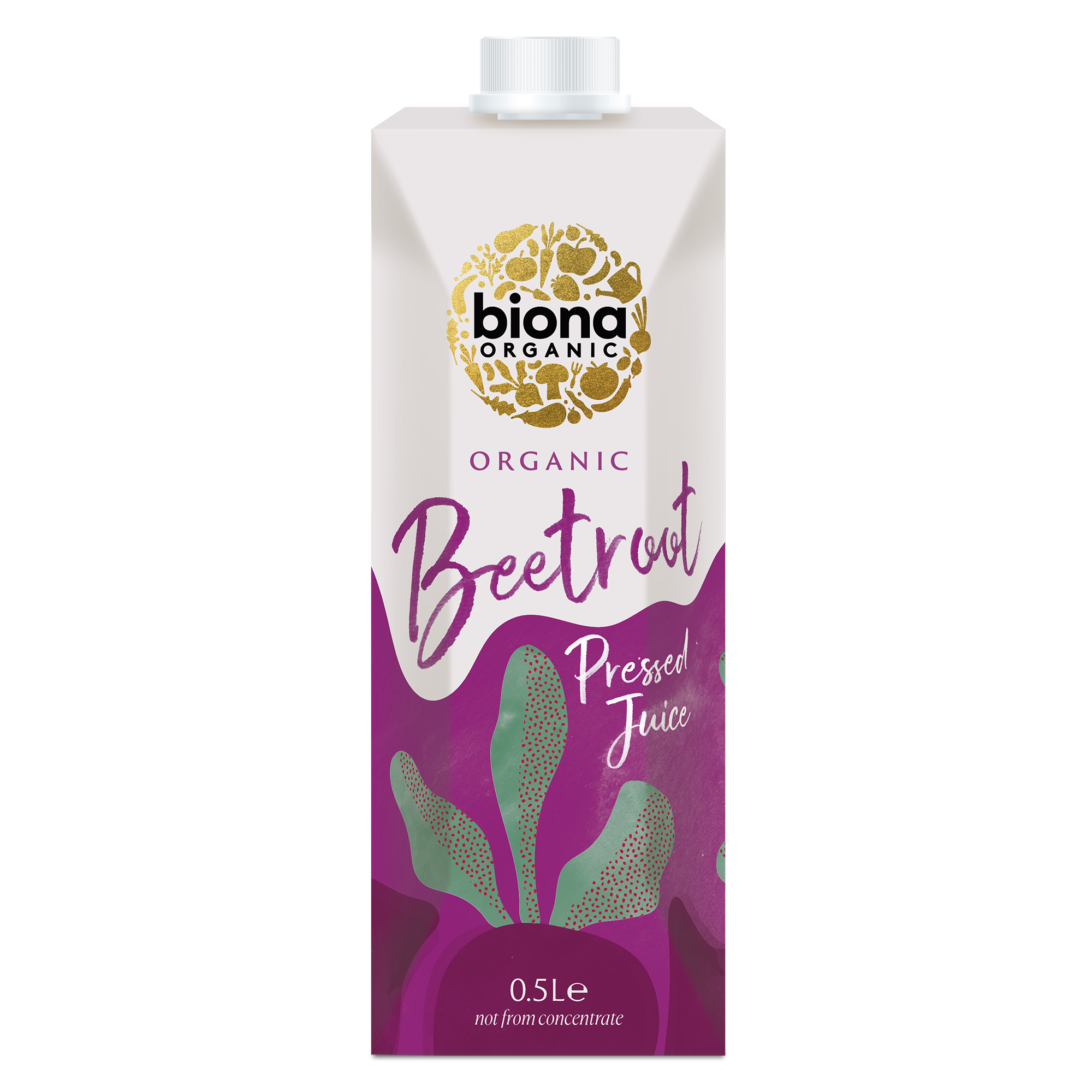 Organic Beetroot Juice - Pressed -Tetra - 500ml - Biona