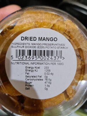 Tropgo Dried Mango Slices