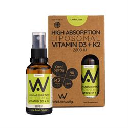 Vitamin D3 (2000IU's) + K2