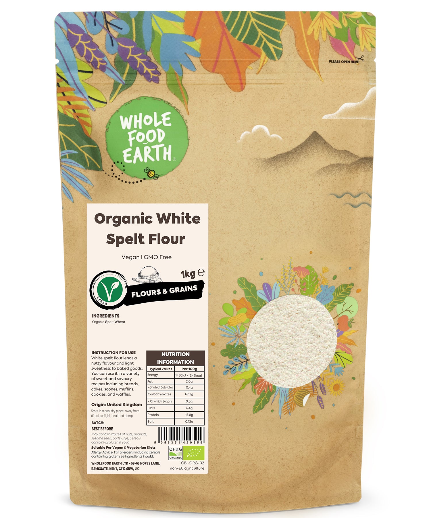 Organic White Spelt Flour