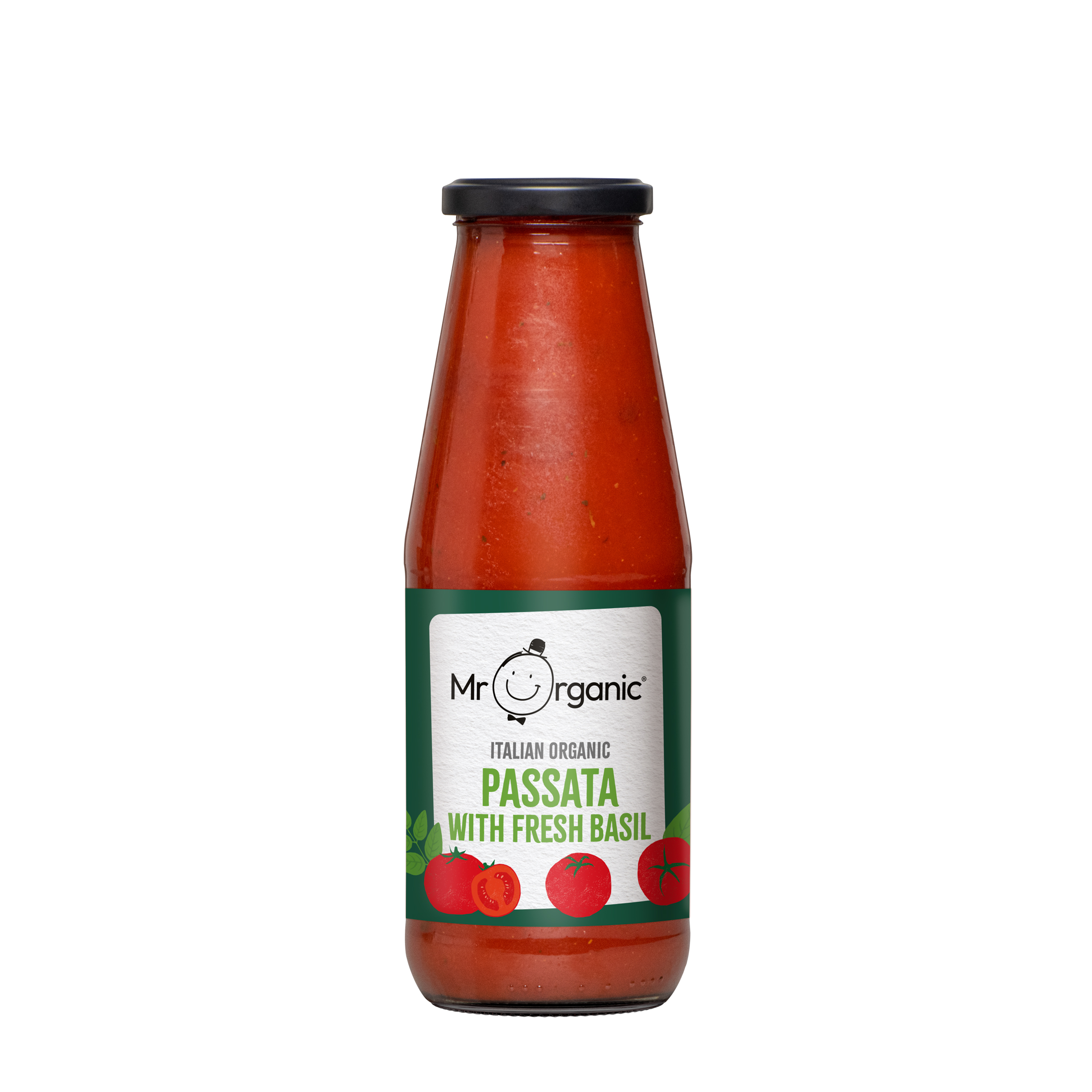 Mr Organic Italian Passata with Fresh Basil 