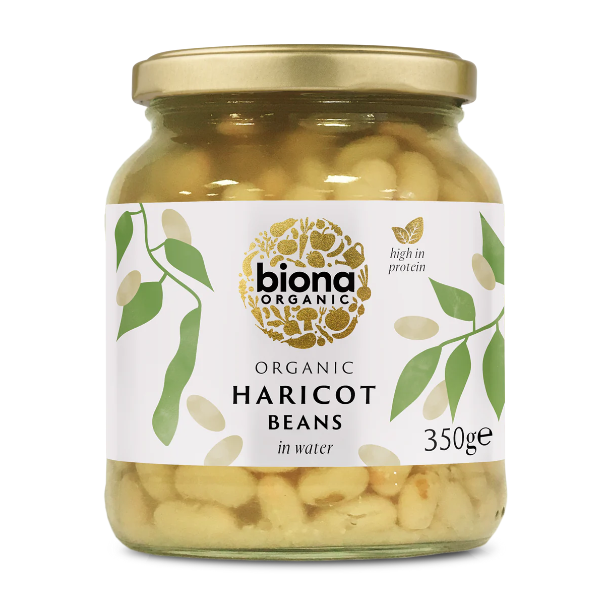 Organic Haricot Beans - Biona - 350g