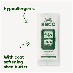 Dog Wipes Unscented x 80