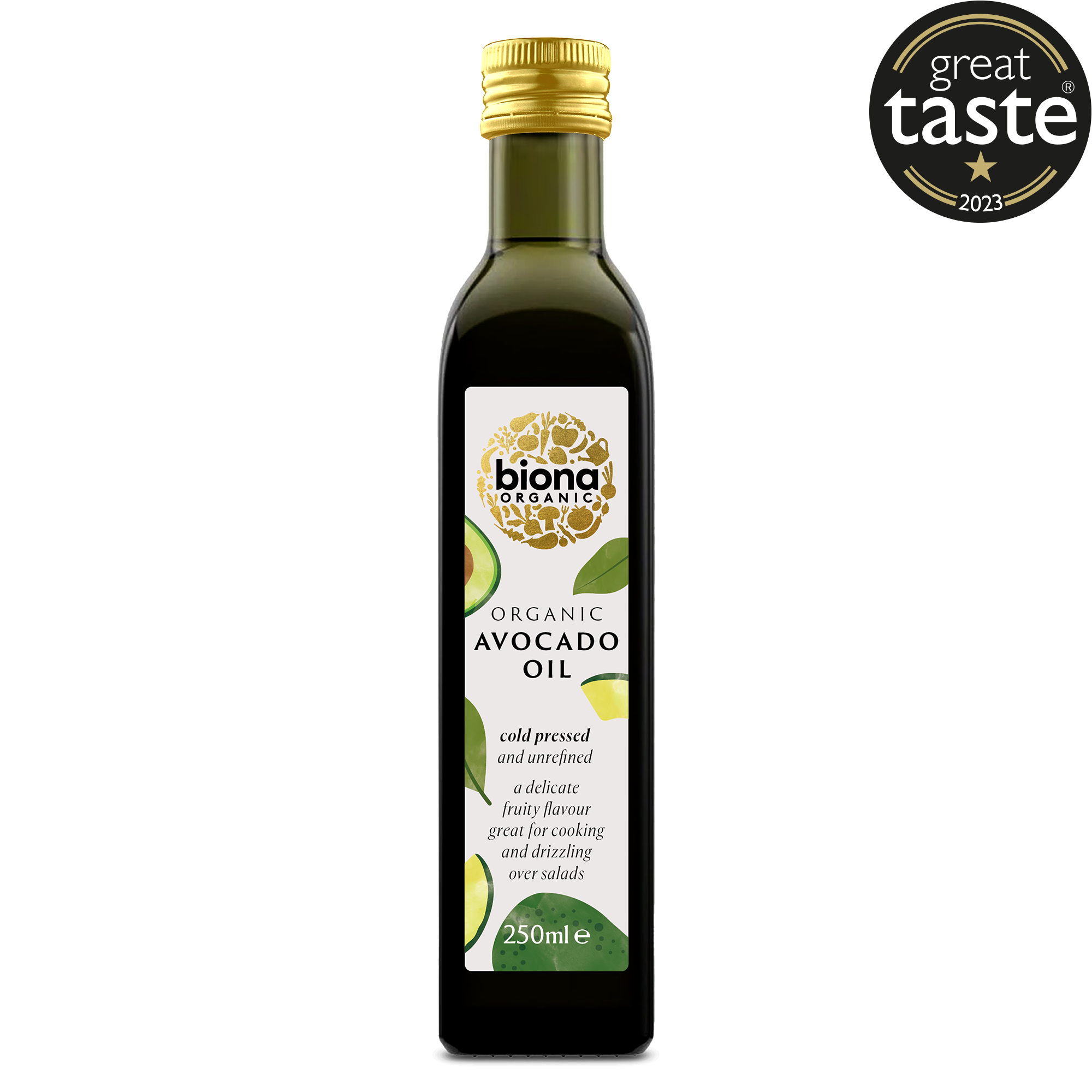 Organic Avocado Oil Cold Pressed - 250ml - Biona