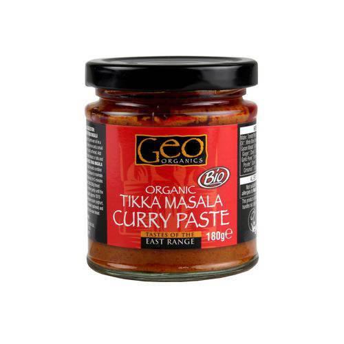 Organic Tikka Masala Curry Paste - Geo Organics - 180g