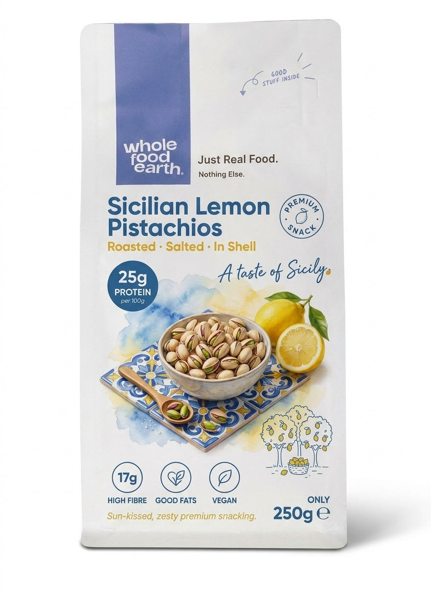 Sicilian Lemon Roasted & Salted Pistachios