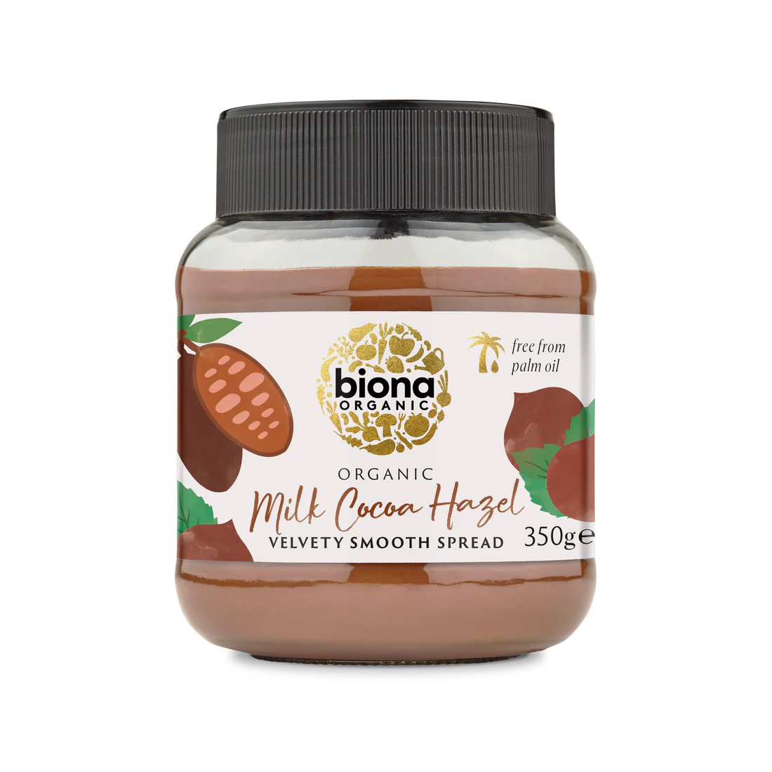 Organic Milk Cocoa Hazel Spread - Biona - 350g