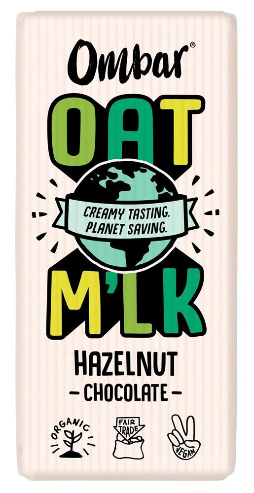 Oat Milk Hazelnut Chocolate Truffle - 70g - Ombar