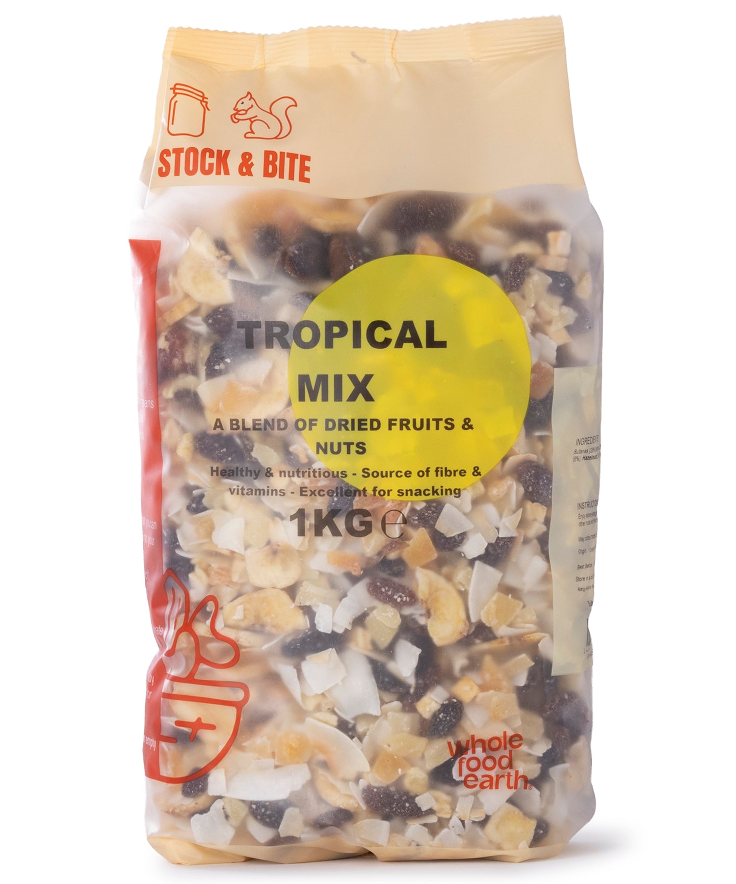 Tropical Mix - A Blend of Dried Fruits & Nuts - Stock & Bite - 1kg