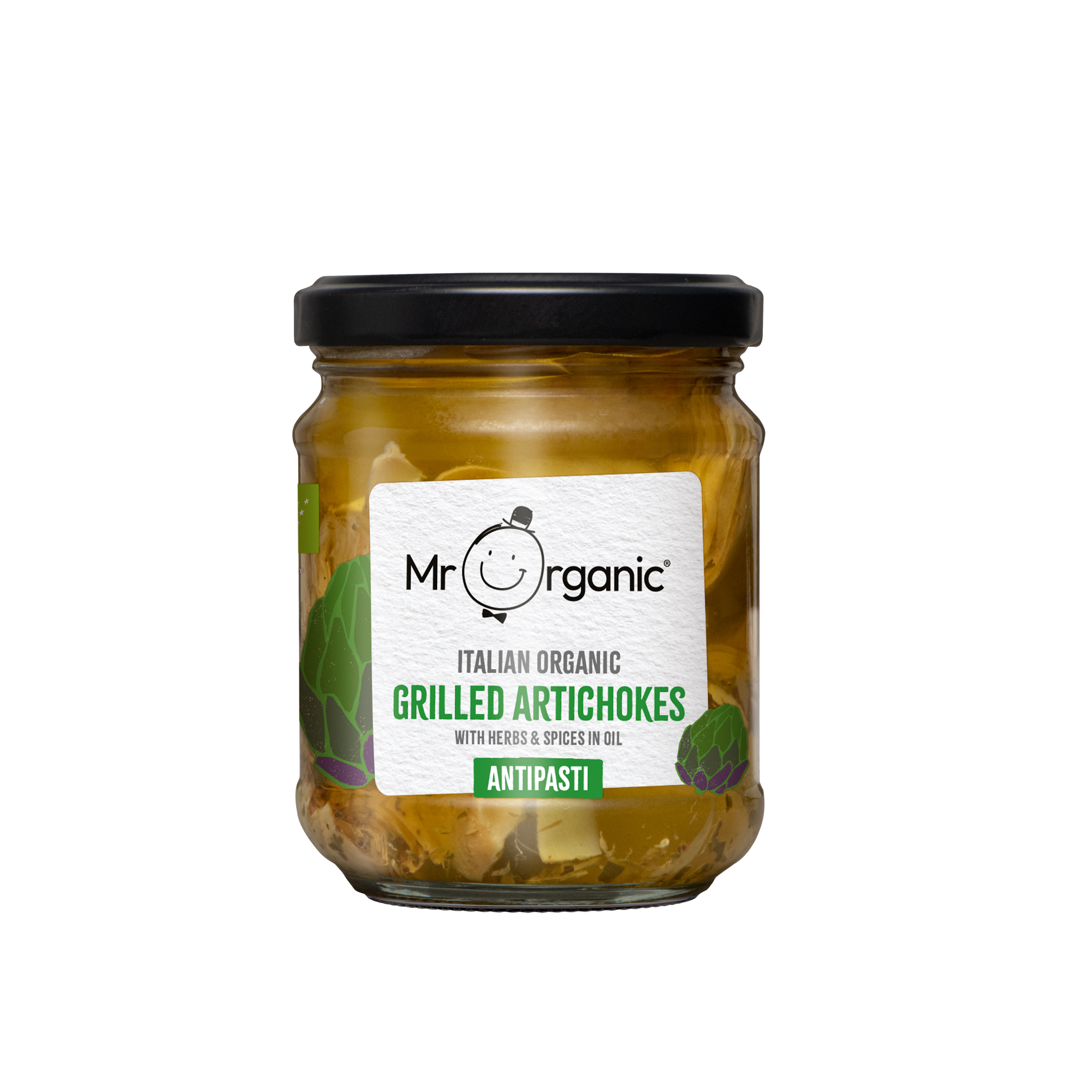 Mr Organic Grilled Artichoke Hearts Antipasti