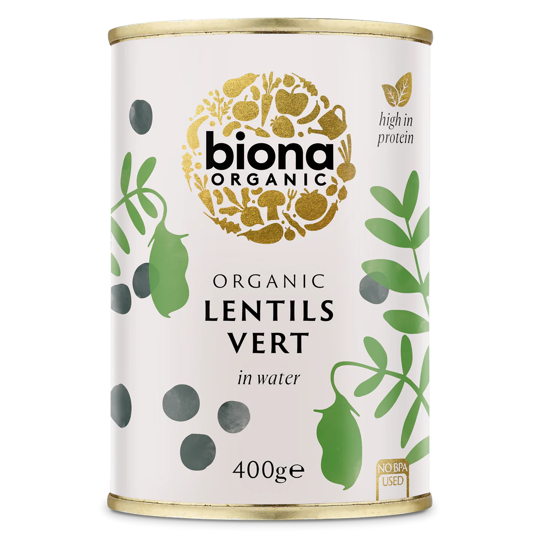 Organic Lentils Vert - 400g  - Biona