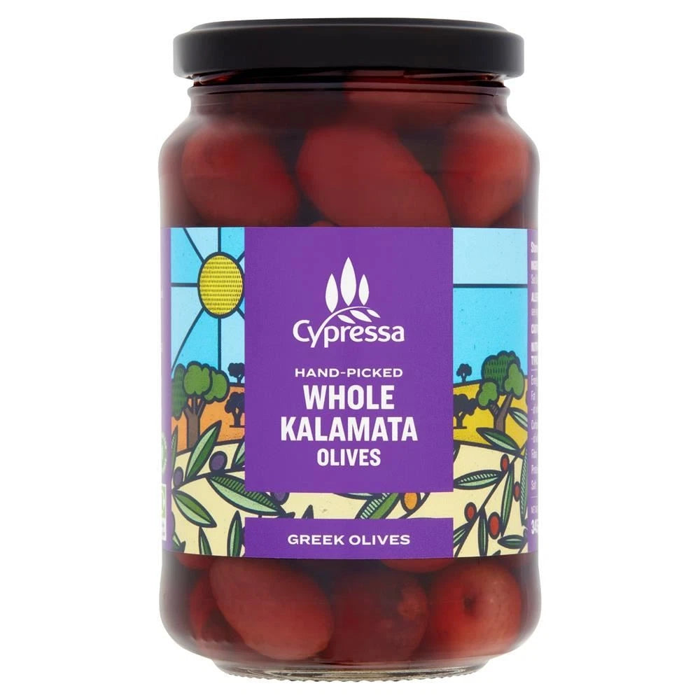 Kalamata Olives in Brine Stone-in - Cypressa - 345g