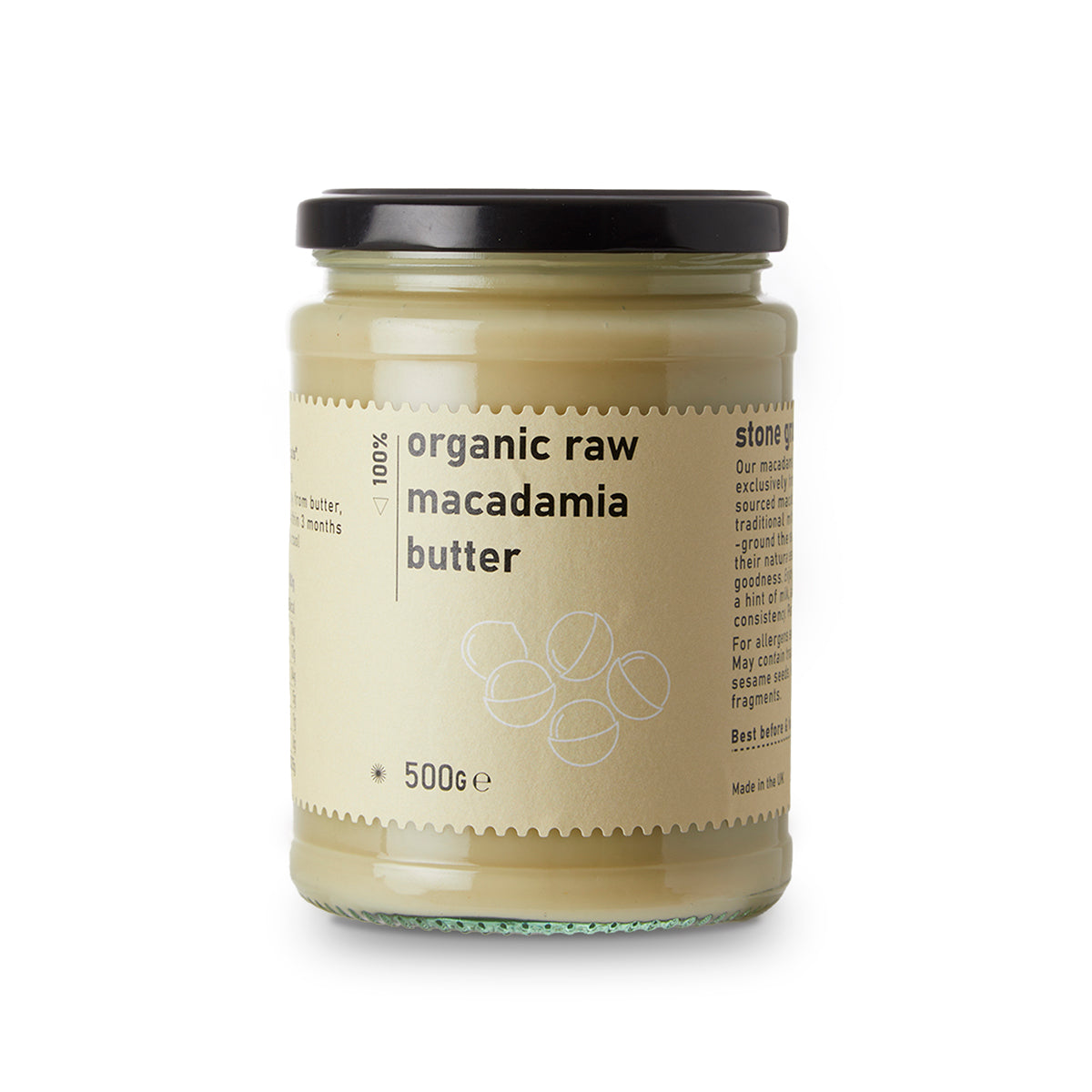 Organic Raw Macadamia Butter - RAWGORILLA