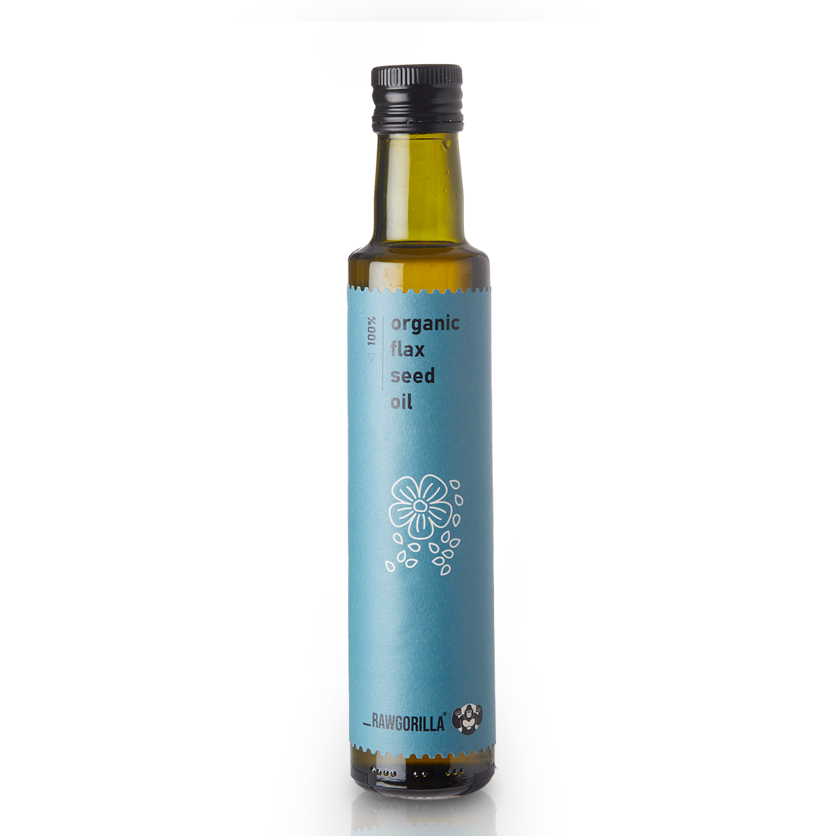 Cold Pressed Organic Flaxseed Oil  - 250ml - RAWGORILLA