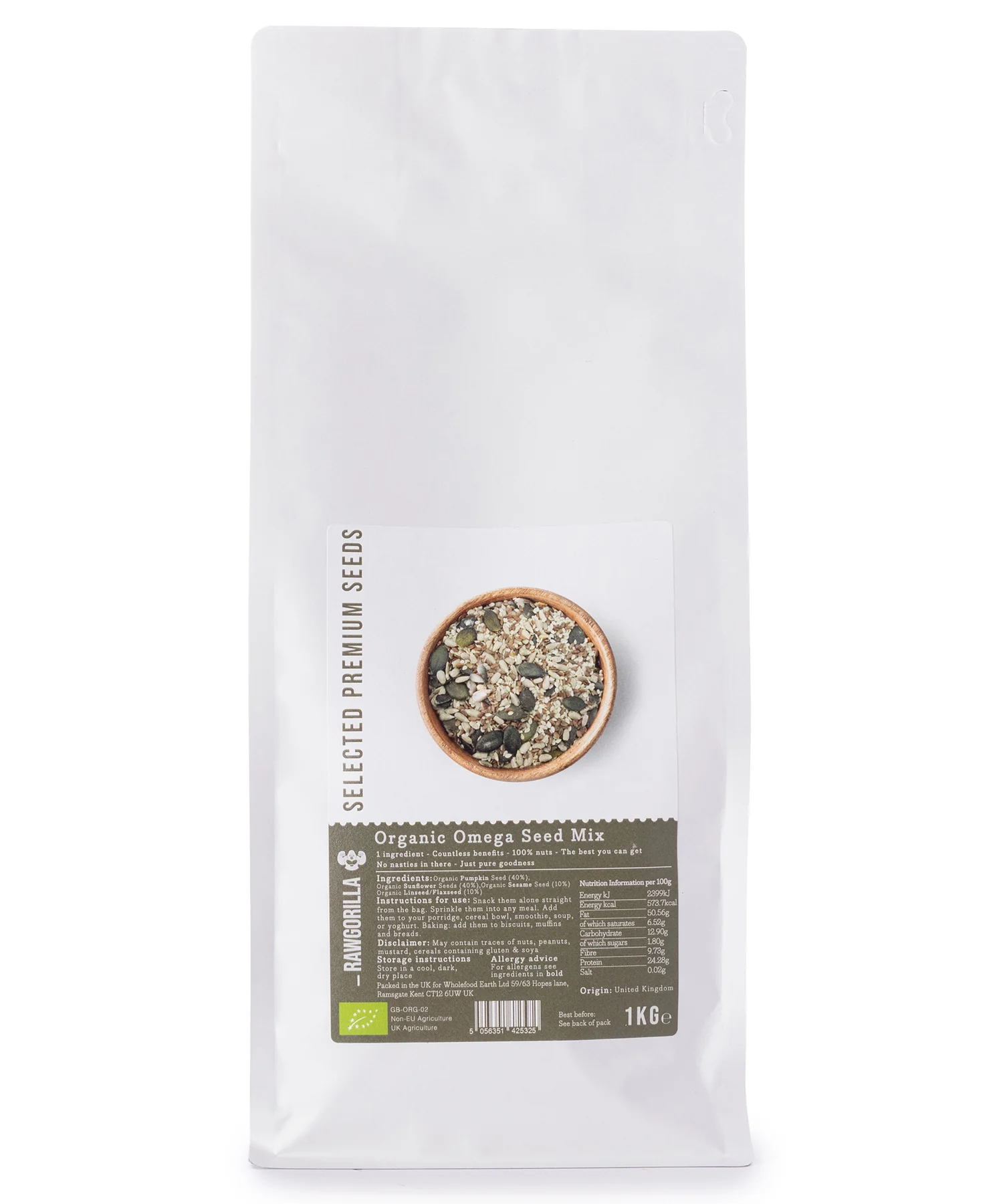 Organic Omega Seed Mix - RAWGORILLA