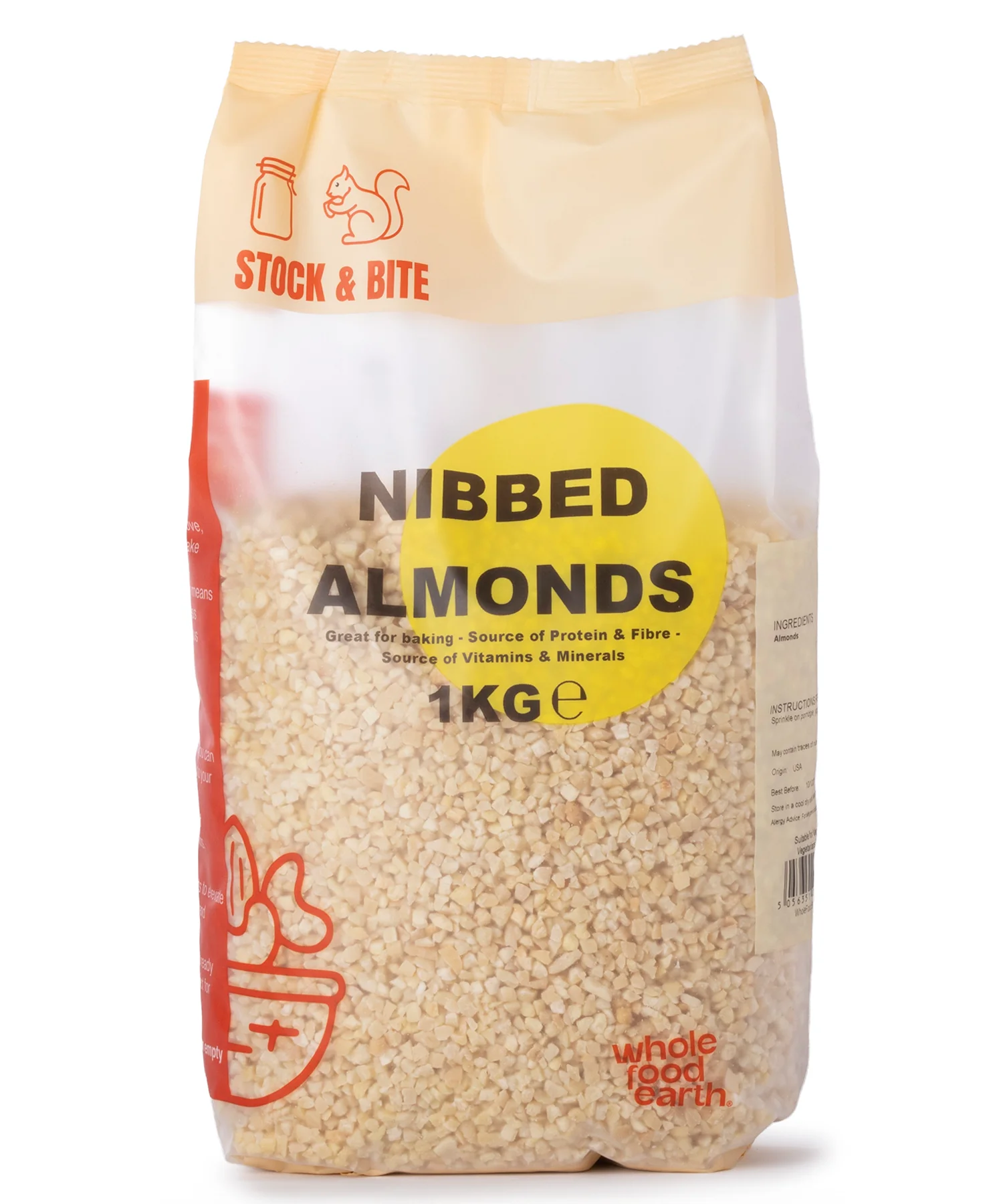 Nibbed Almonds - Stock & Bite