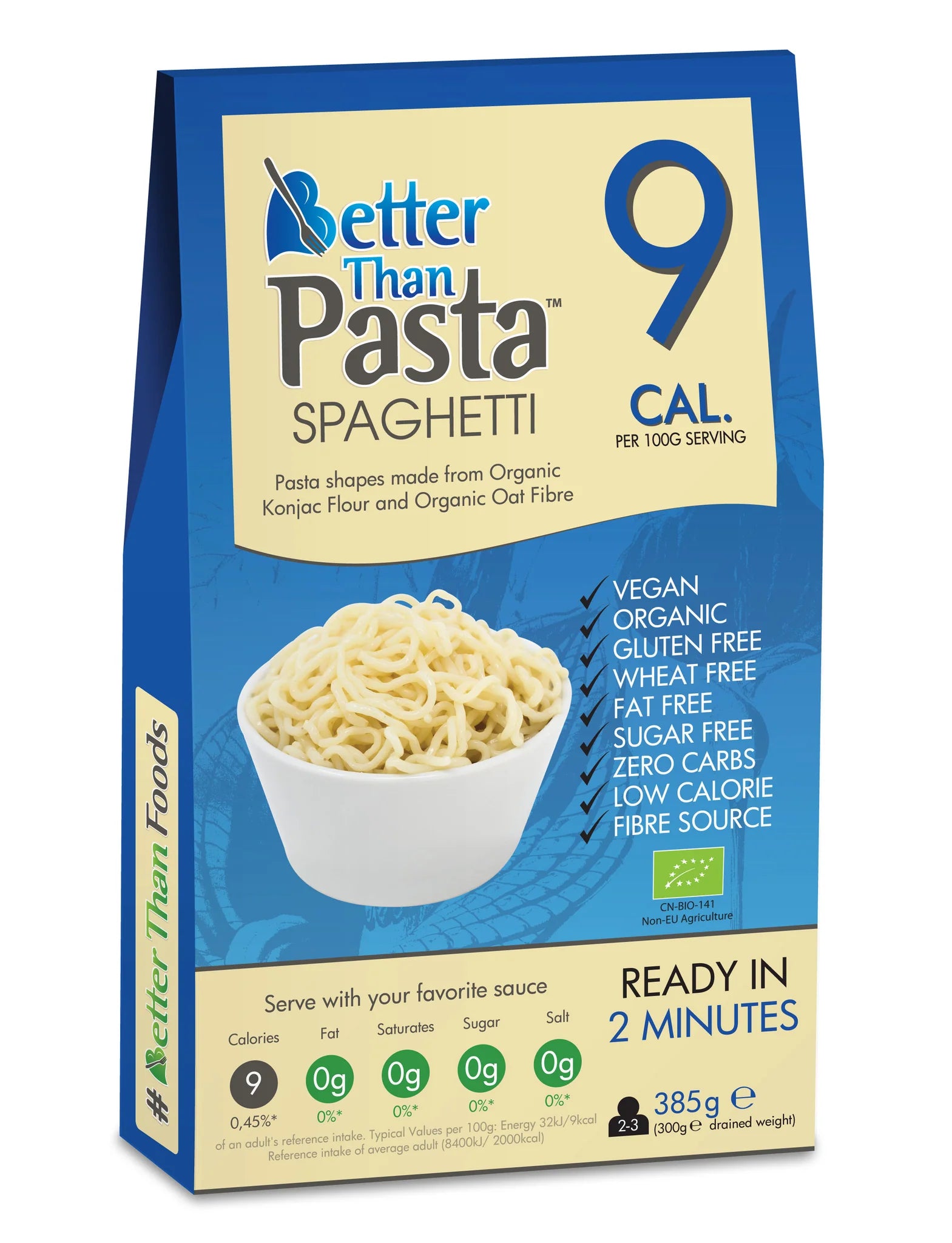 Organic Konjac Pasta Spaghetti - Better Than - 385g