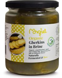 Organic Raw Gherkins in Brine