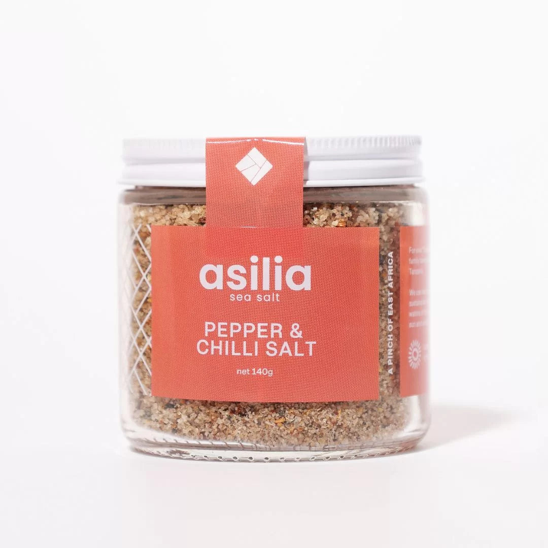 Pepper & Chilli Salt - The Peppery Blend - Asilia Salt - 140g