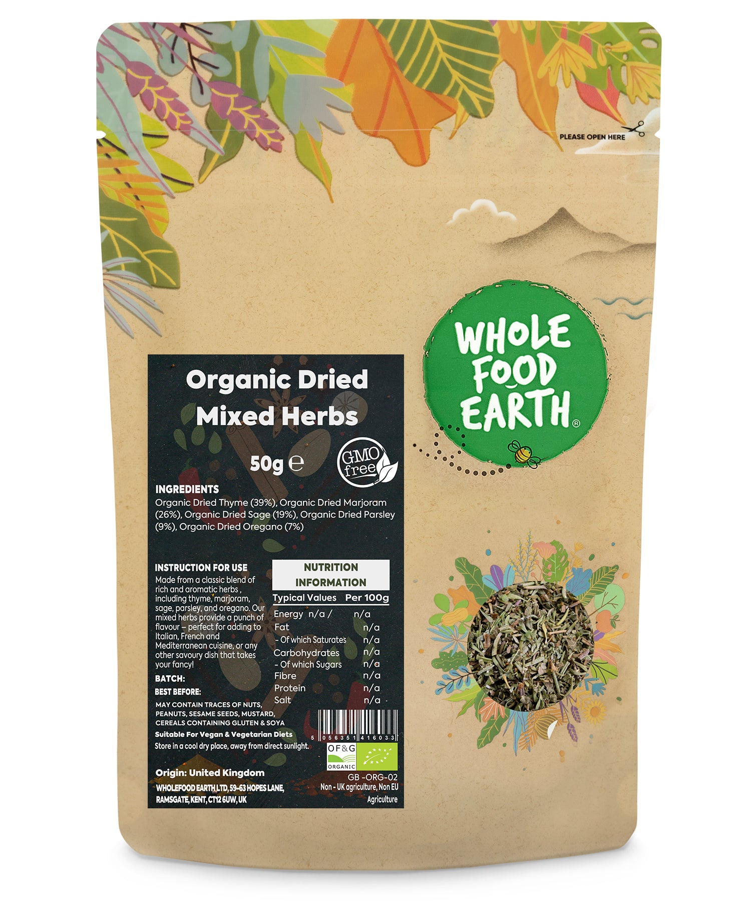 Organic Mixed Herbs