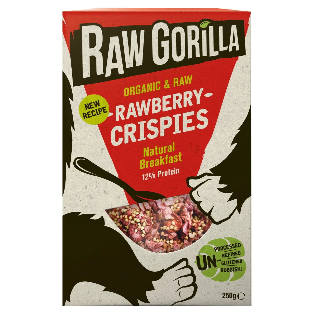 Rawberry Crispies - - Raw Gorilla 4 pack