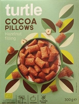 Cocoa Pillows with Hazelnut