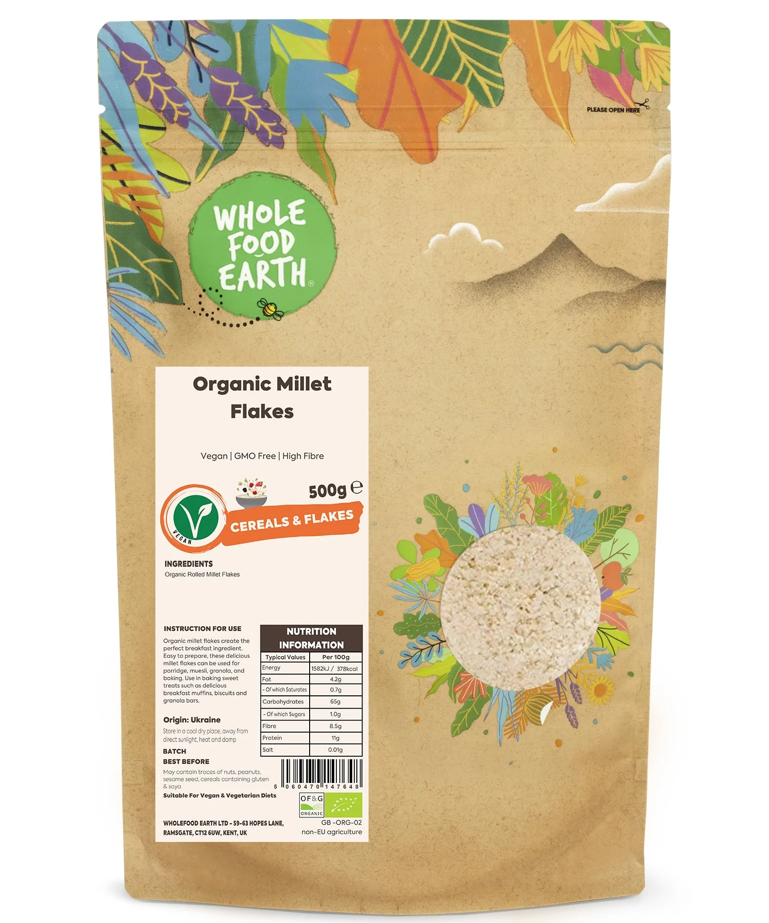 Organic Millet Flakes