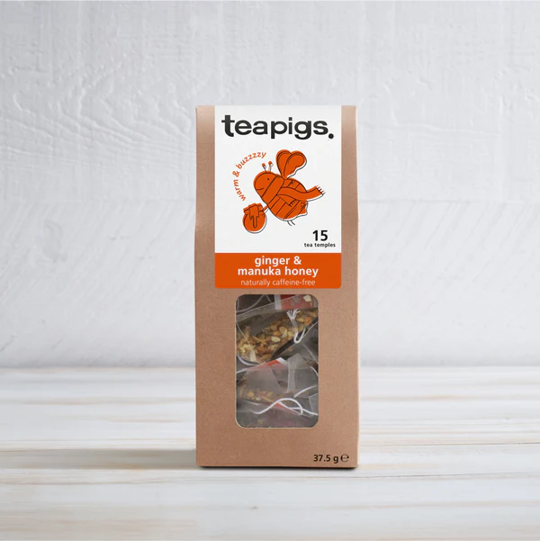 Ginger & Manuka Honey Infusions - Teapigs - 15 Bags